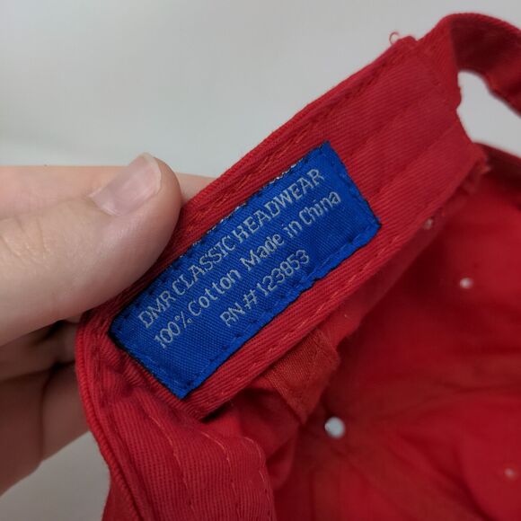 Puerto Rico Caribbean Paradise Slideback Hat Red One Size Embroidered - Picture 8 of 8